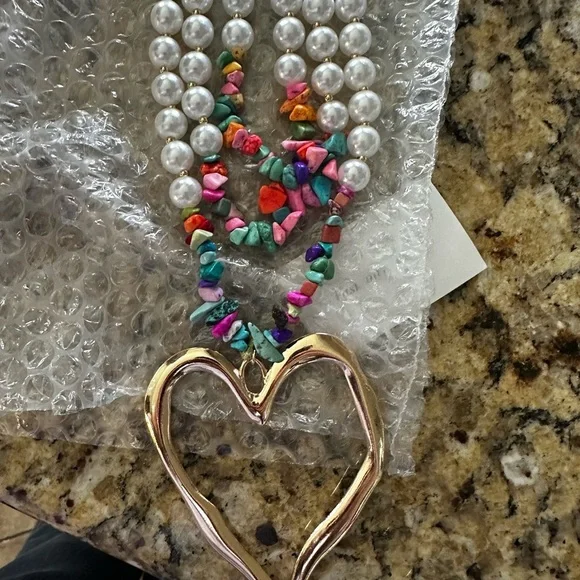 Fashion necklace heart - Picture 2 of 2